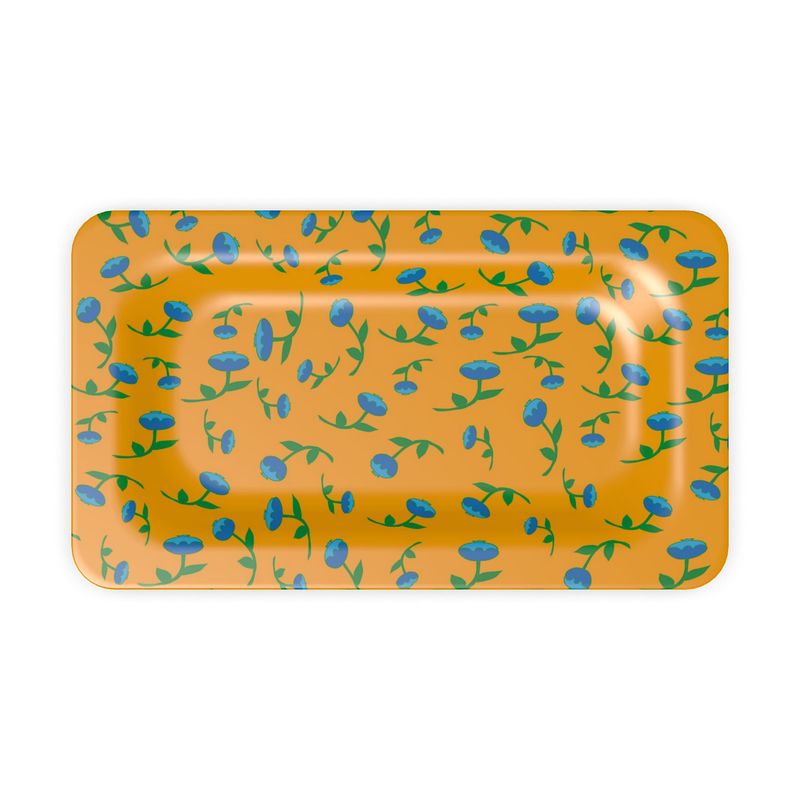 Desk, or Foyer  Blueberry pattern Tray