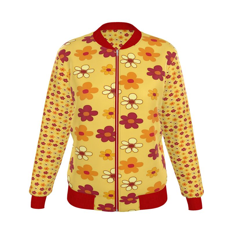 Women's Reversible Silk Bomber Jacket