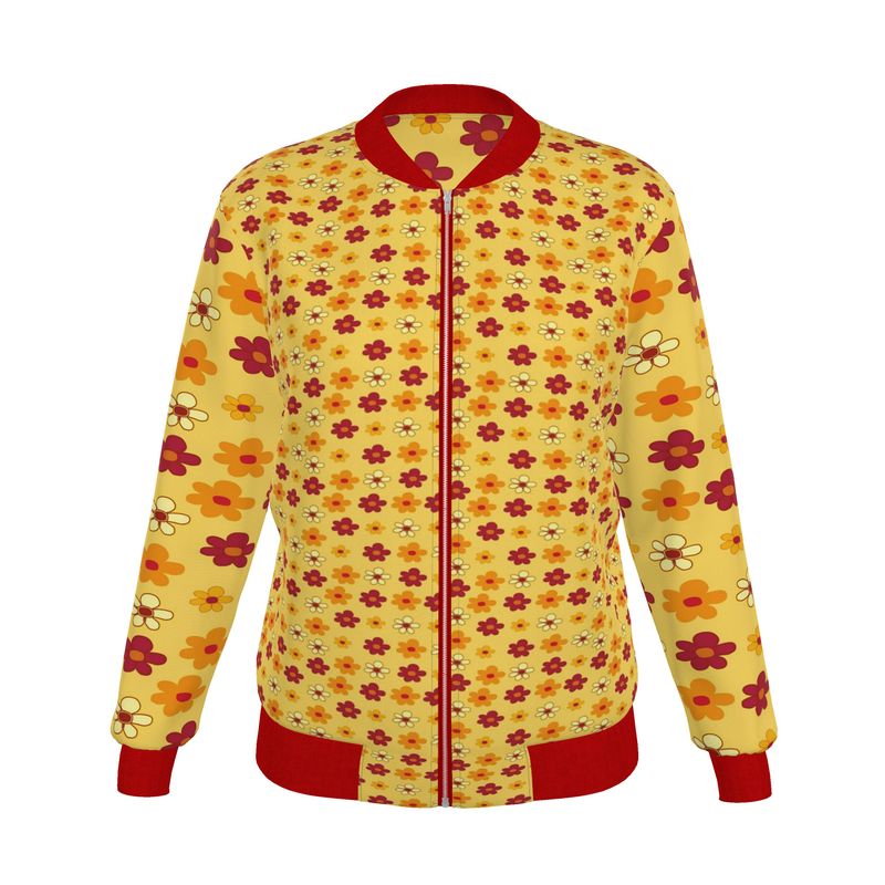 Women's Reversible Silk Bomber Jacket